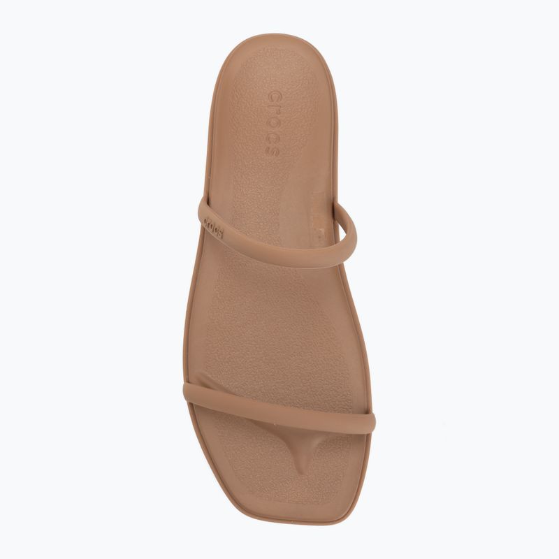 Női szandálok Crocs Miami Two Strap Sandal milk chocolate 5