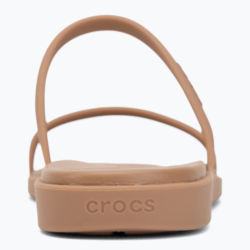 Női szandálok Crocs Miami Two Strap Sandal milk chocolate 6