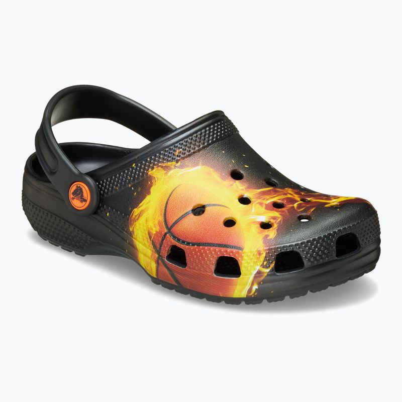 Gyerek papucsok Crocs Flaming Bball Clog Kids black 9