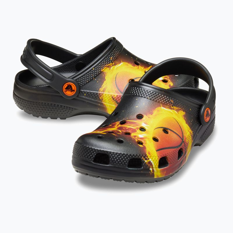 Gyerek papucsok Crocs Flaming Bball Clog Kids black 14
