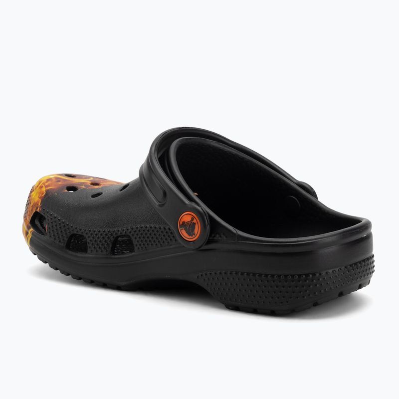 Gyerek papucsok Crocs Flaming Bball Clog Kids black 4
