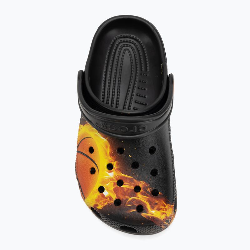 Gyerek papucsok Crocs Flaming Bball Clog Kids black 6