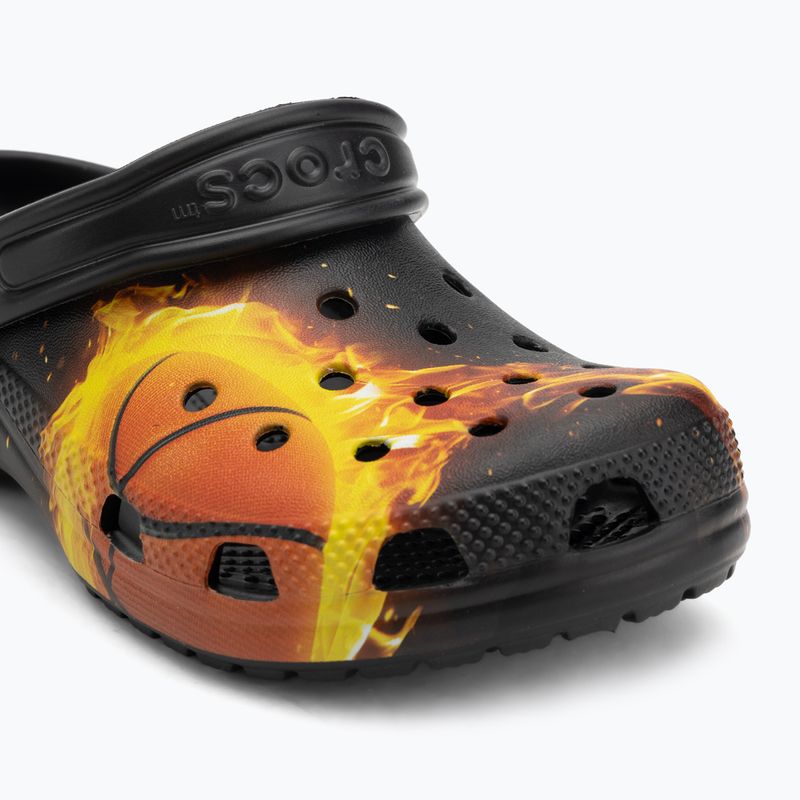 Gyerek papucsok Crocs Flaming Bball Clog Kids black 8