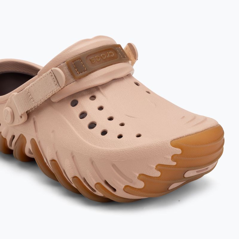 Papucs Crocs Echo Gum Ro Clog pink caramel 8