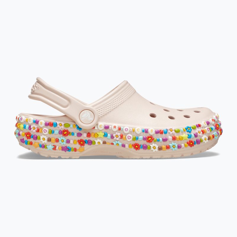 Gyerek papucsok Crocs Classic Beaded Band Clog Kids quartz 10