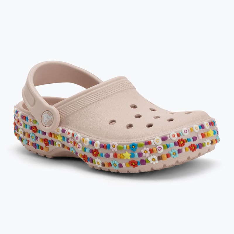 Gyerek papucsok Crocs Classic Beaded Band Clog Kids quartz 2