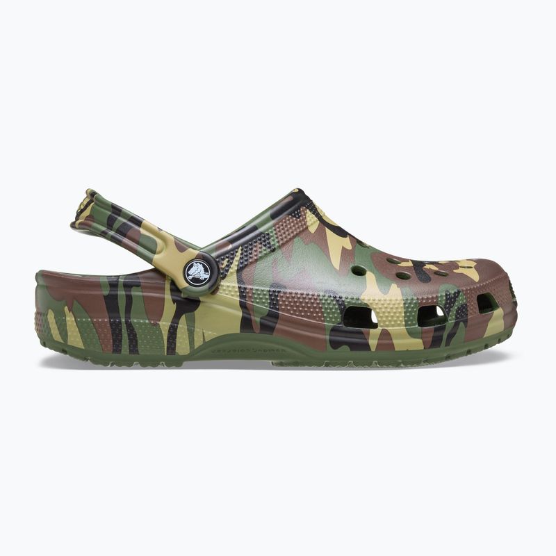 Papucsok Crocs Classic Camouflage army green/multi 2