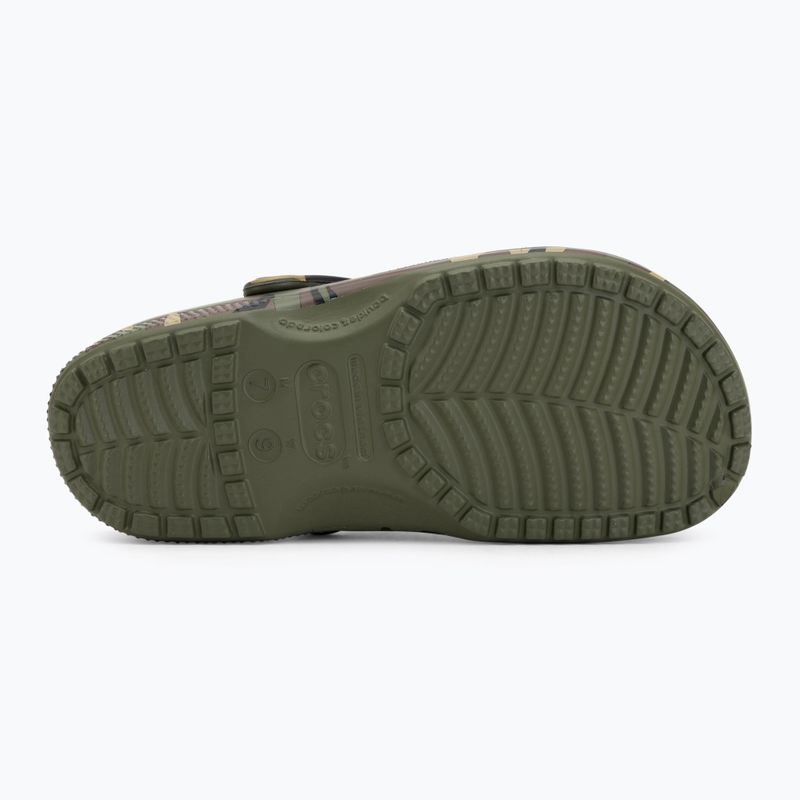 Papucsok Crocs Classic Camouflage army green/multi 5