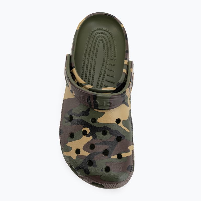 Papucsok Crocs Classic Camouflage army green/multi 6