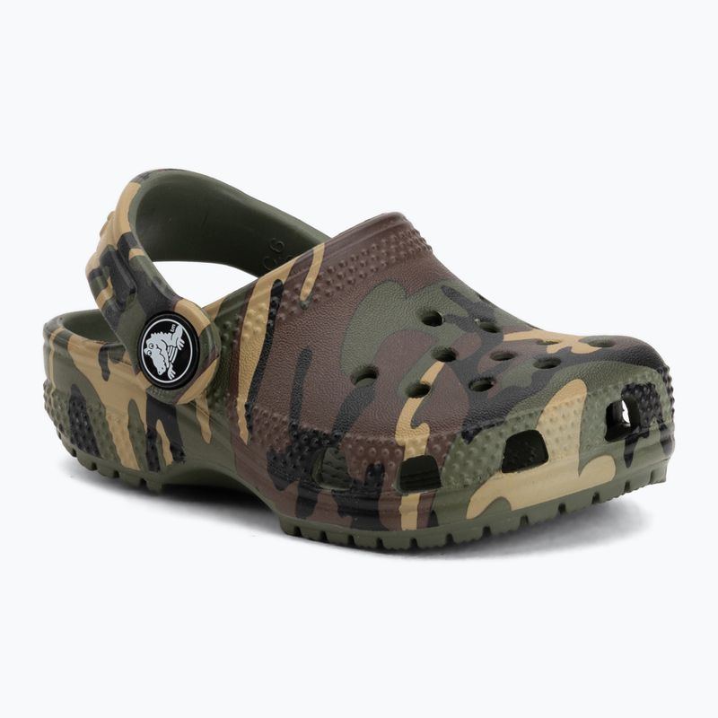 Gyerek papucsok Crocs Classic Camouflage Toddler army green/multi 2