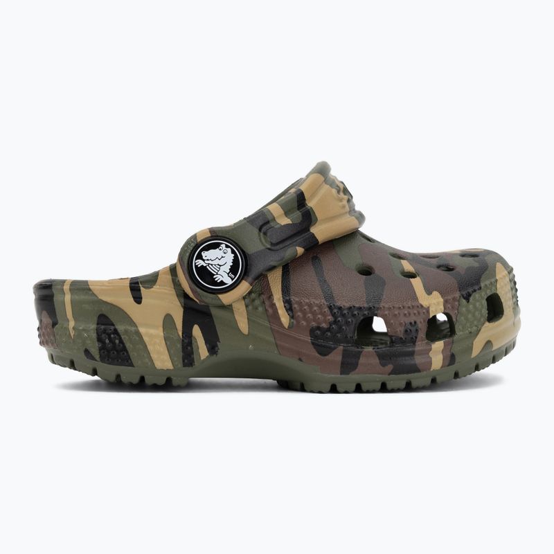 Gyerek papucsok Crocs Classic Camouflage Toddler army green/multi 3