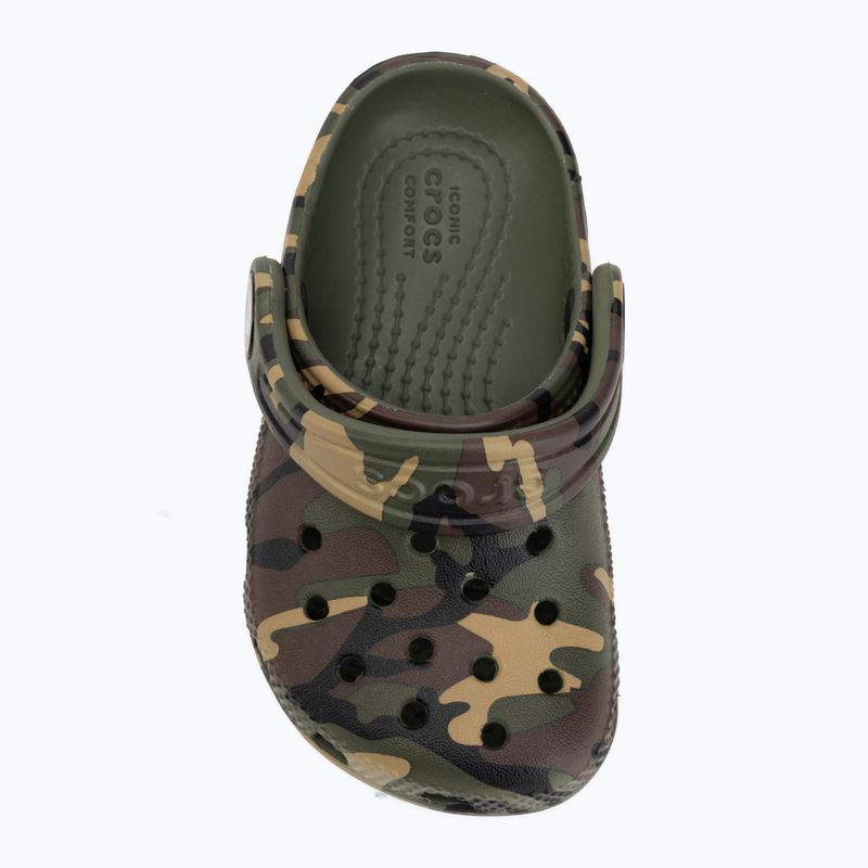 Gyerek papucsok Crocs Classic Camouflage Toddler army green/multi 6