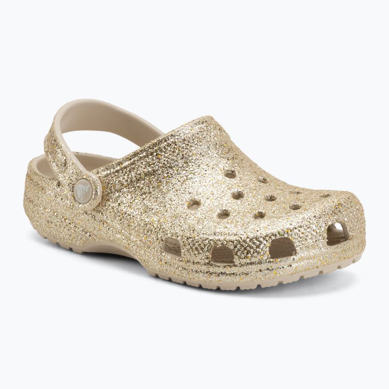 Gyerek papucsok Crocs Classic Chunky Glitter sandstone 2