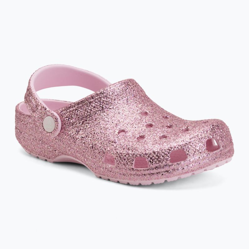 Gyerek papucsok Crocs Classic Chunky Glitter pink milk 2