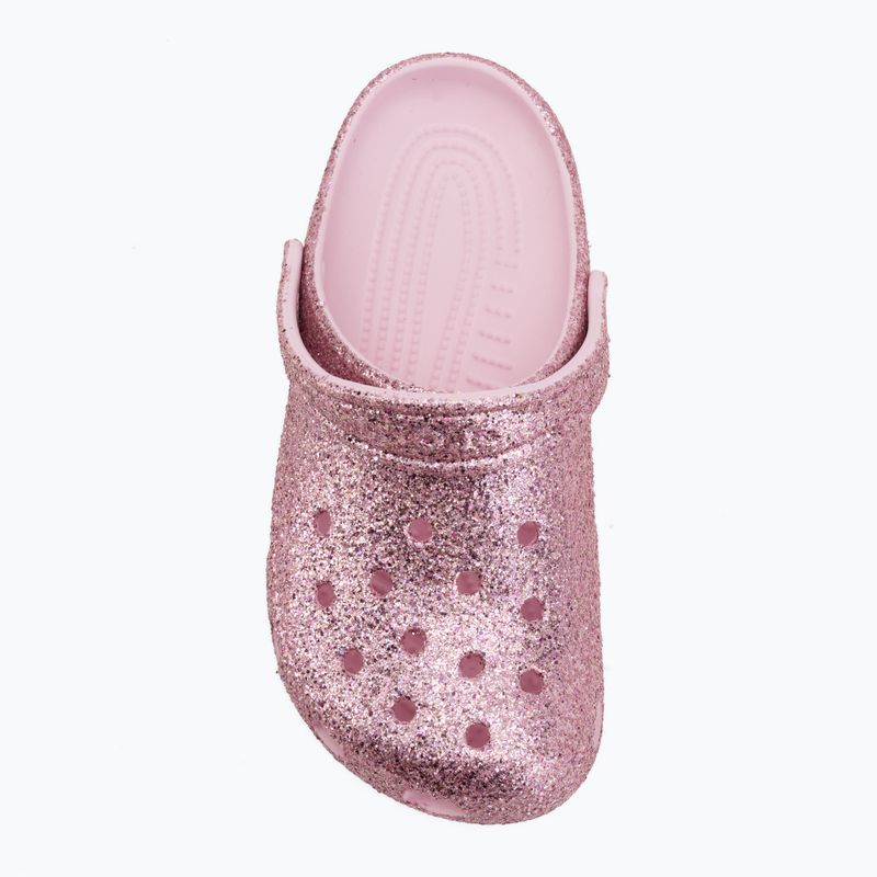 Gyerek papucsok Crocs Classic Chunky Glitter pink milk 6