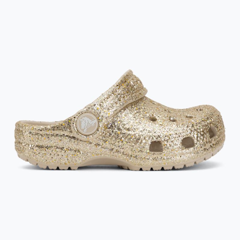 Gyerek papucsok Crocs Classic Chunky Glitter 211940 sandstone 3
