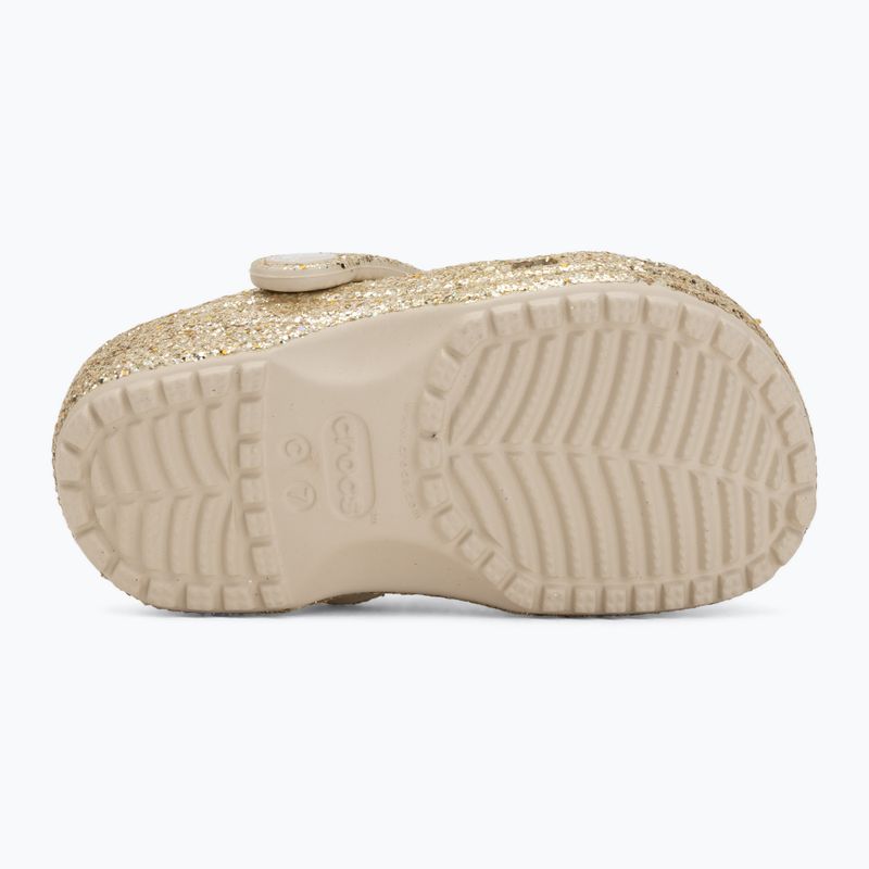 Gyerek papucsok Crocs Classic Chunky Glitter 211940 sandstone 5