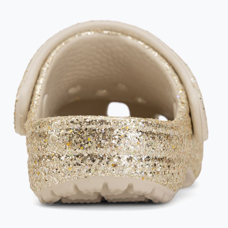 Gyerek papucsok Crocs Classic Chunky Glitter 211940 sandstone 7