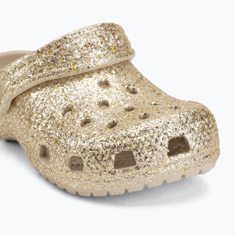 Gyerek papucsok Crocs Classic Chunky Glitter 211940 sandstone 8