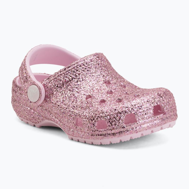 Gyerek papucsok Crocs Classic Chunky Glitter 211940 pink milk 2