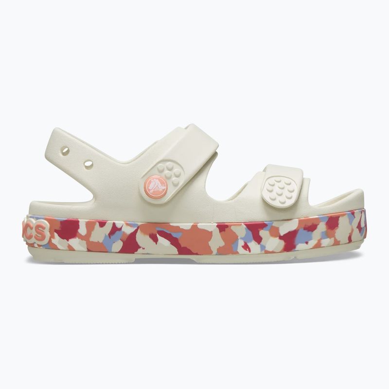 Gyerek szandál Crocs Crocband Cruiser Glow Confetti Band summit white/guava 2