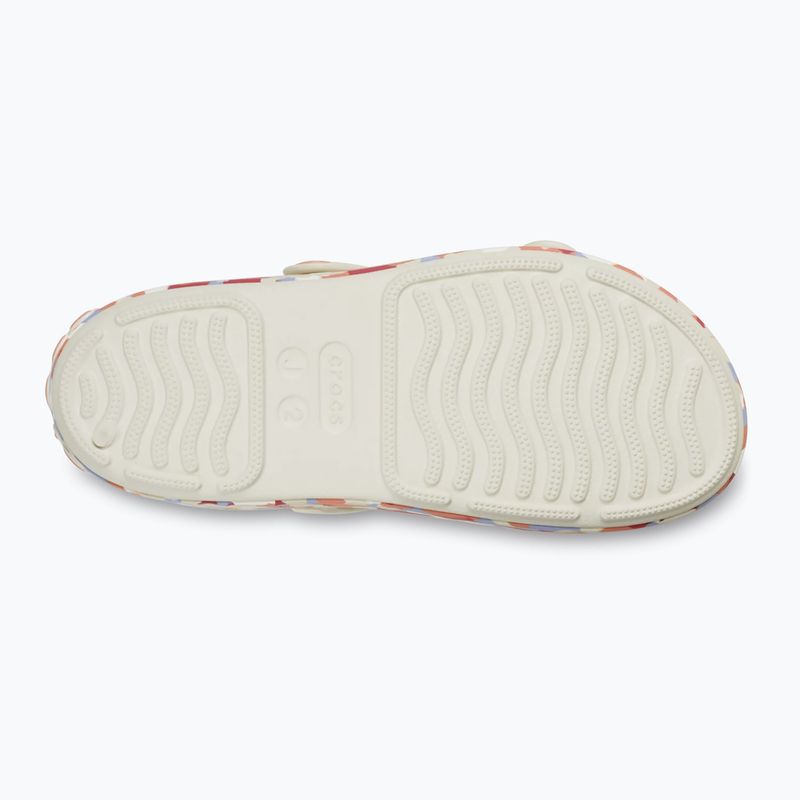 Gyerek szandál Crocs Crocband Cruiser Glow Confetti Band summit white/guava 3