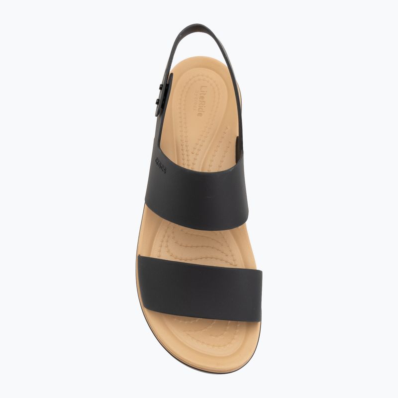 Női szandálok  Crocs Brooklyn Matte Wrap Low Wedge black/cashew 5