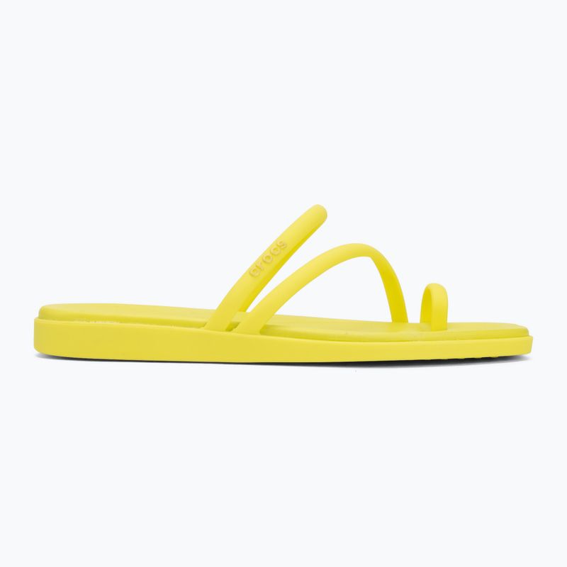 Női papucsok Crocs Miami Toe Loop Sandal citrus 2