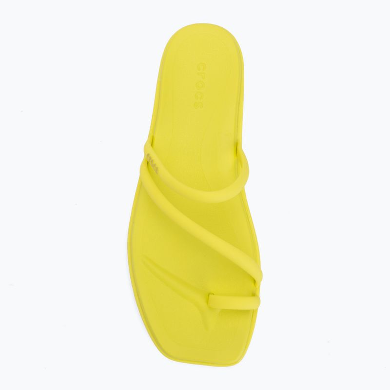 Női papucsok Crocs Miami Toe Loop Sandal citrus 5