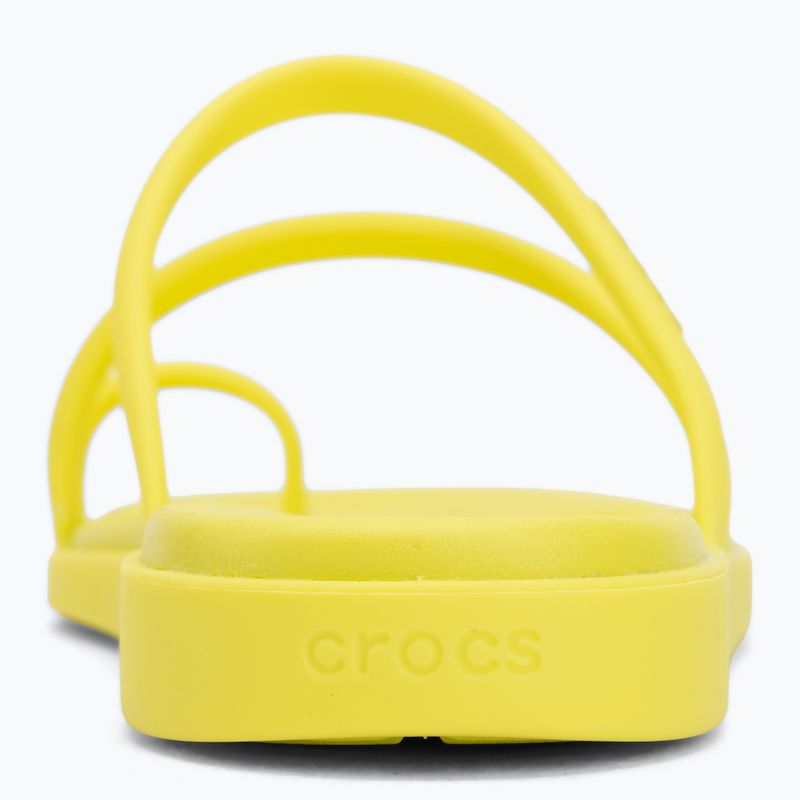 Női papucsok Crocs Miami Toe Loop Sandal citrus 6