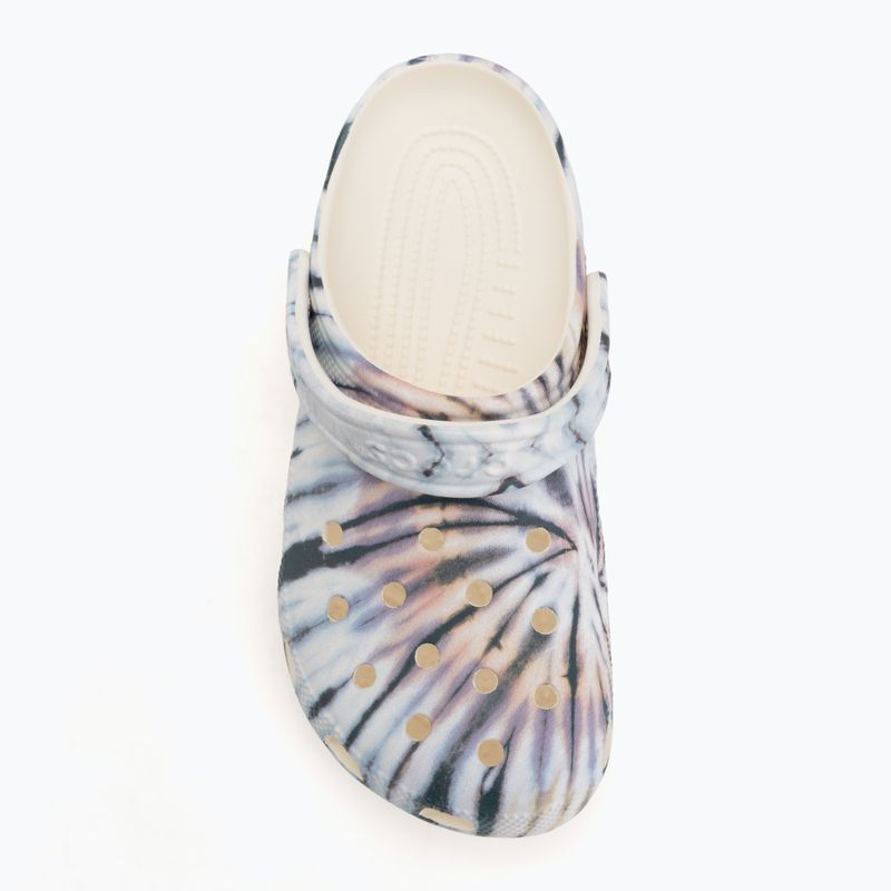 Papucsok Crocs Classic Tie Dye chalk/multi 6
