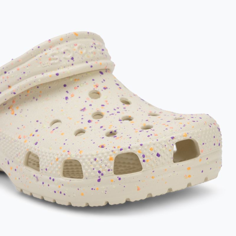 Gyerek papucsok Crocs Classic Glow Paint Splatter summit white/multi 8