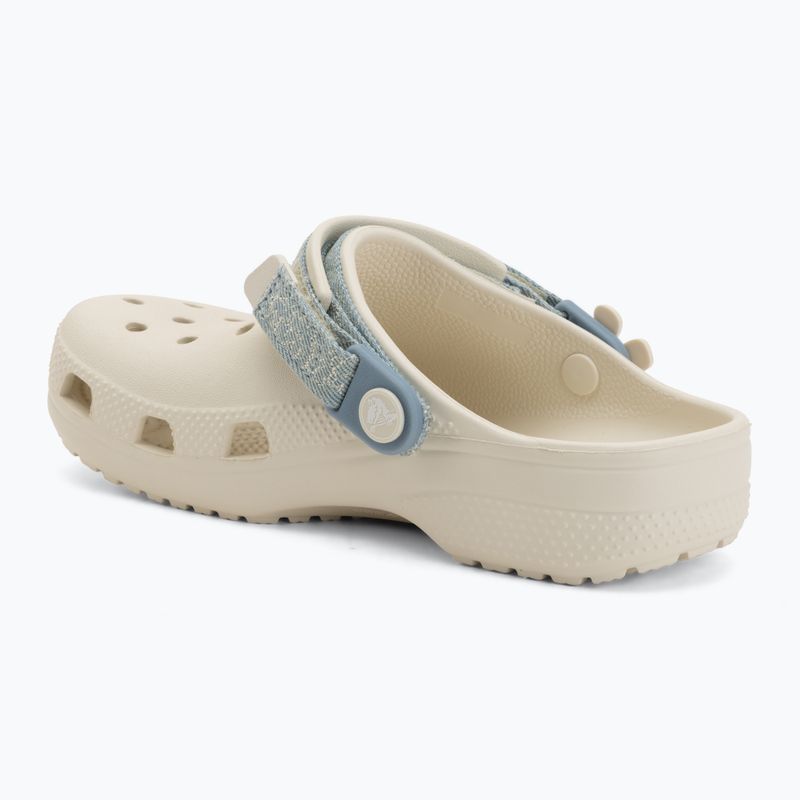 Gyerek papucsok Crocs Classic Denim Flower Adjustment Backstrap 4