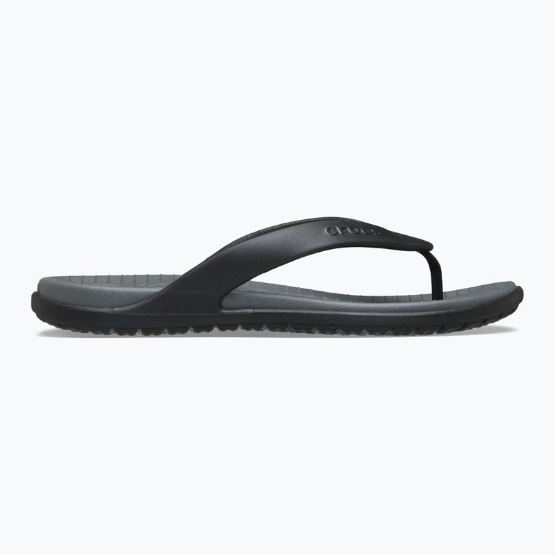 Papucsok Crocs Coast Flip black/slate grey 2