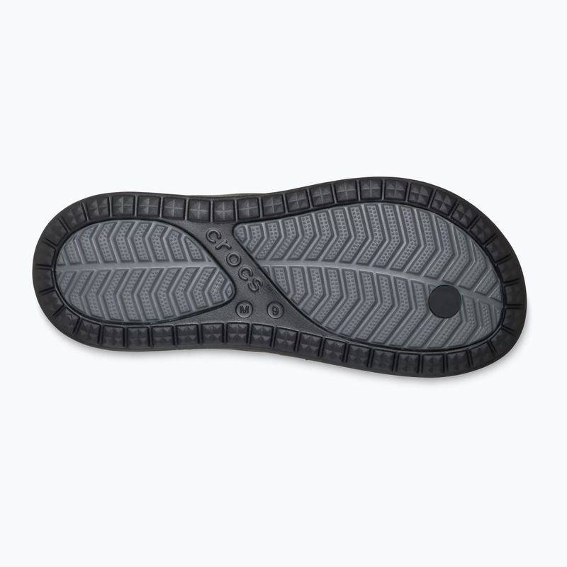 Papucsok Crocs Coast Flip black/slate grey 3