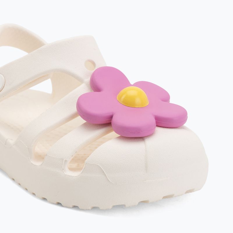 Gyerek szandál Crocs Classic Flower chalk 7