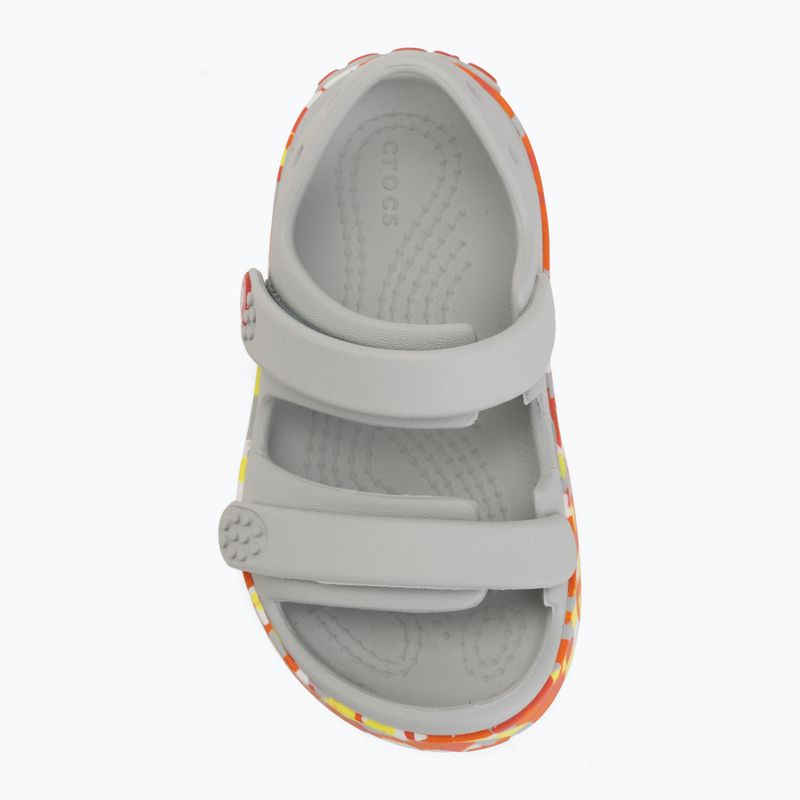 Gyerek szandál Crocs Crocband Cruiser Glow Confetti Band atmosphere/flame 5