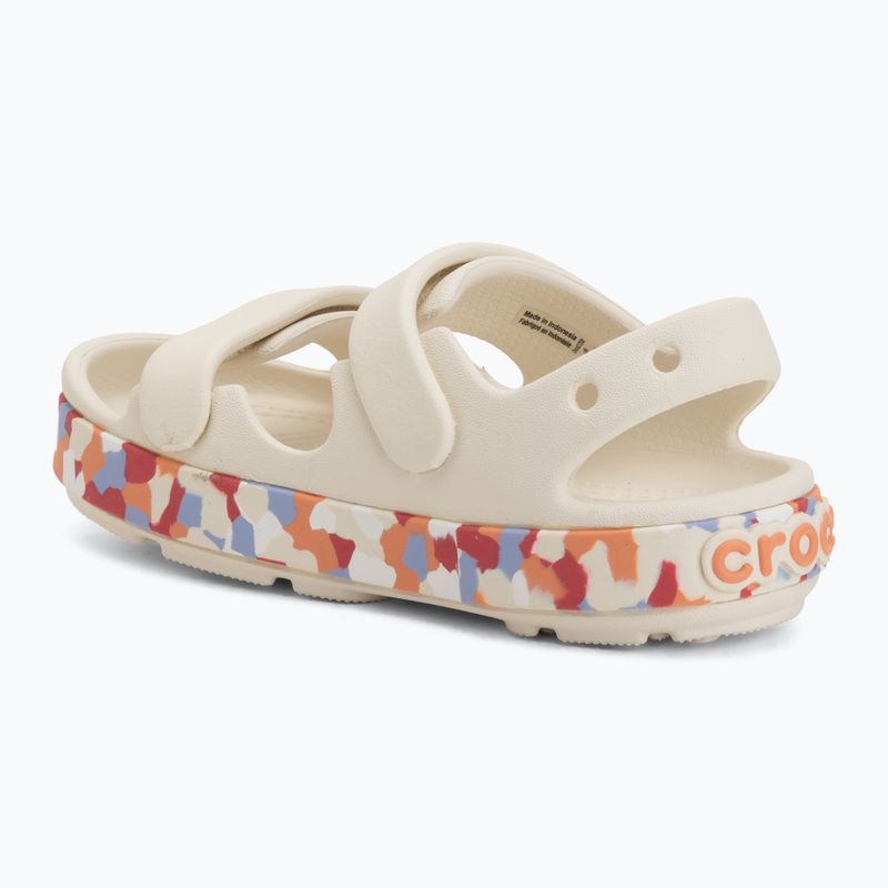 Gyerek szandál Crocs Crocband Cruiser Glow Confetti Band summit white/guava 3