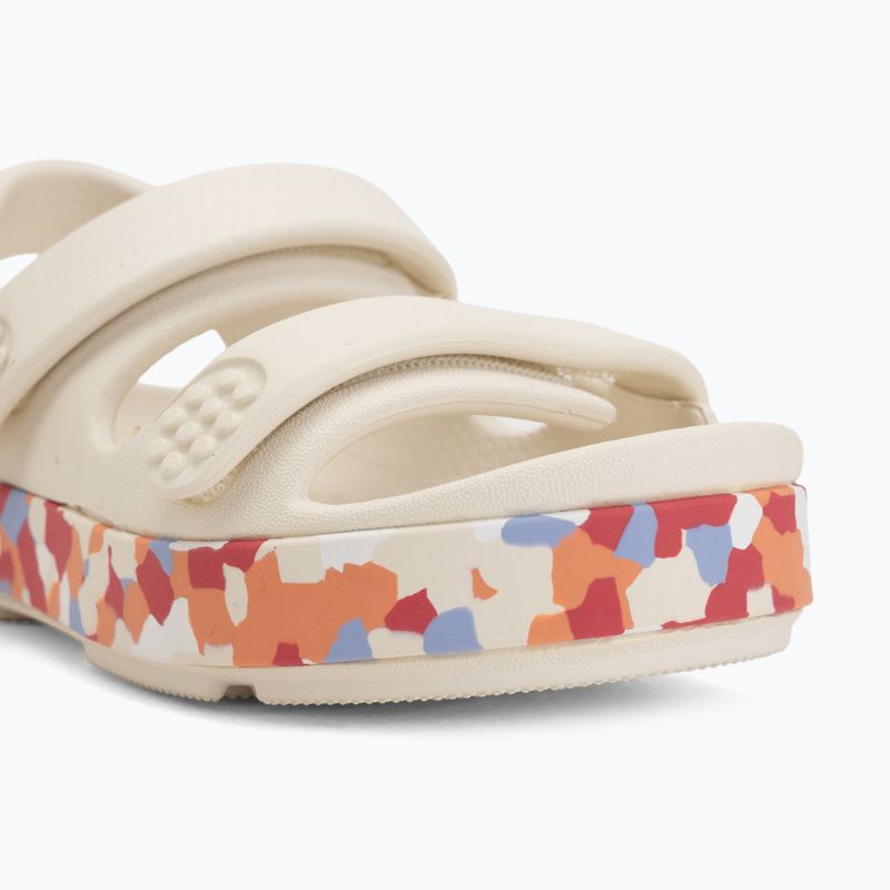 Gyerek szandál Crocs Crocband Cruiser Glow Confetti Band summit white/guava 7