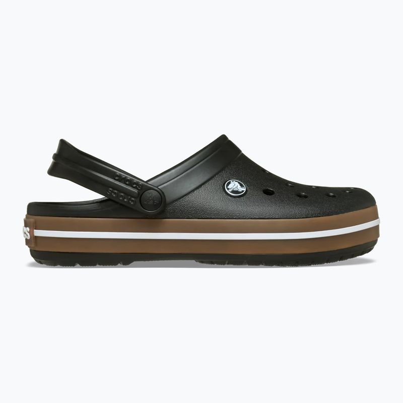 Papucsok Crocs Crocband Gum black 2