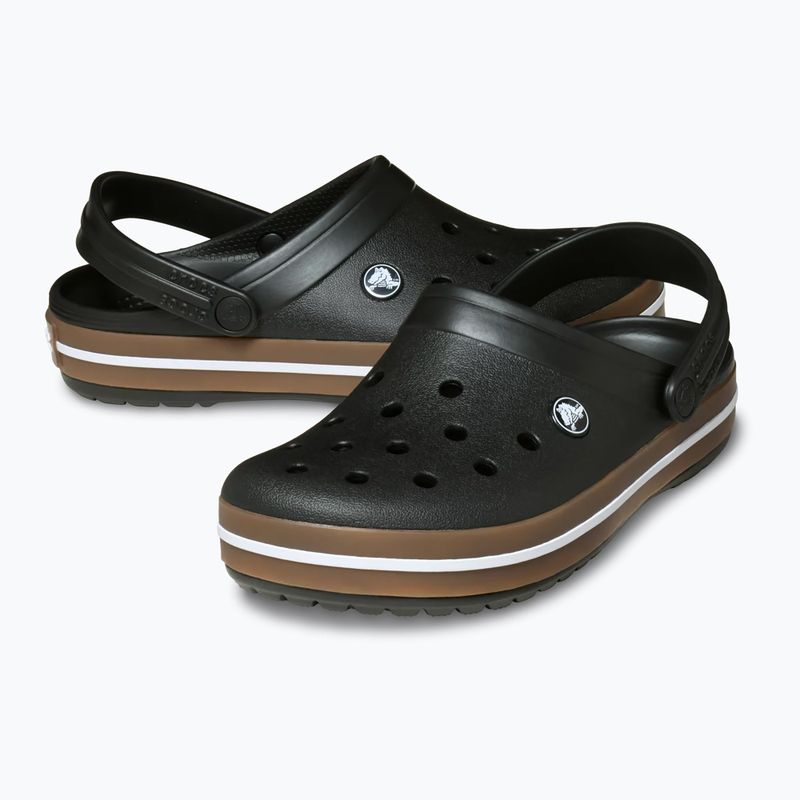 Papucsok Crocs Crocband Gum black 6