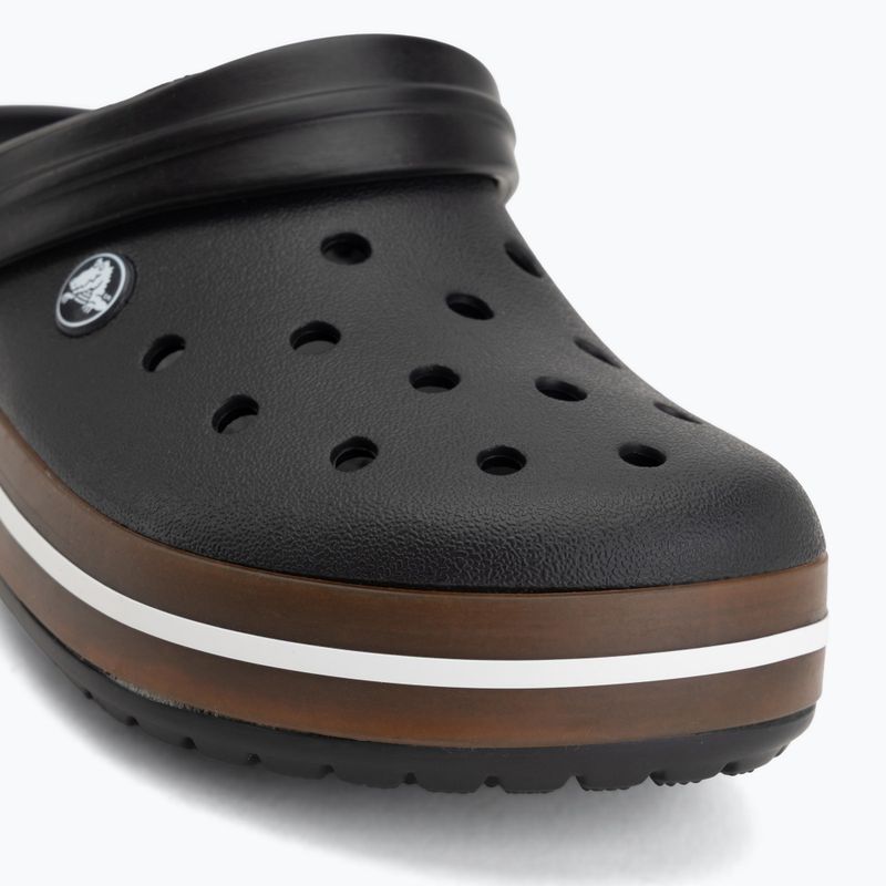 Papucsok Crocs Crocband Gum black 8