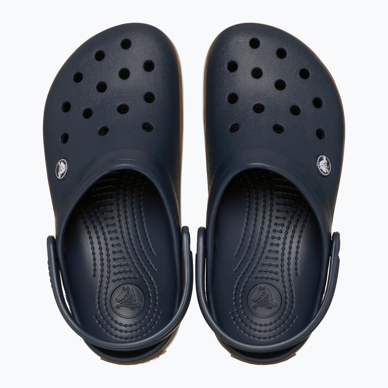 Papucsok Crocs Crocband Gum navy 5