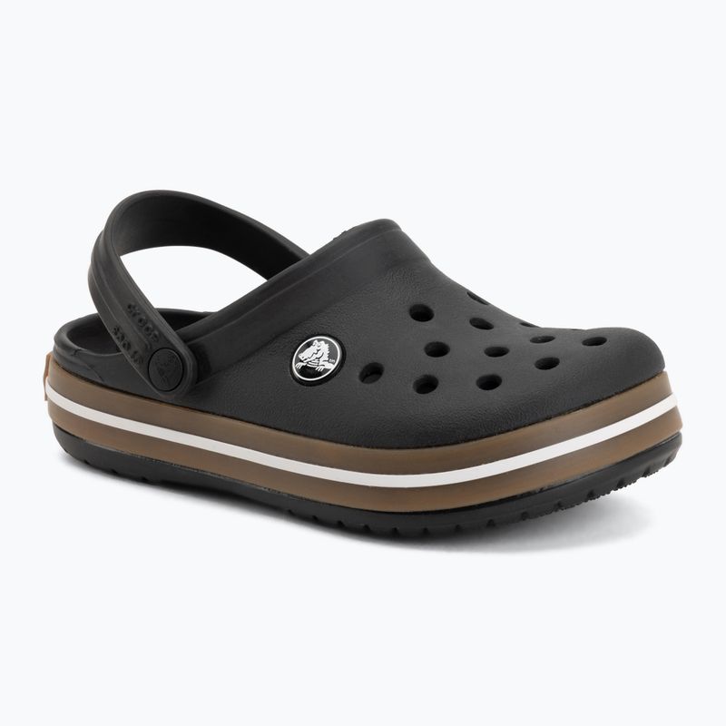 Gyerek papucsok Crocs Crocband Gum black 2