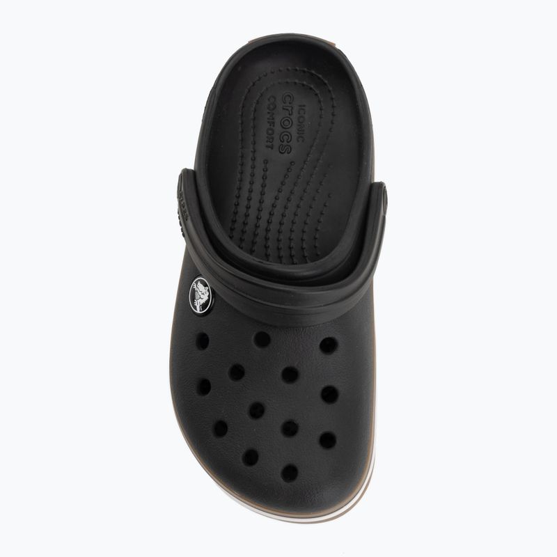 Gyerek papucsok Crocs Crocband Gum black 6