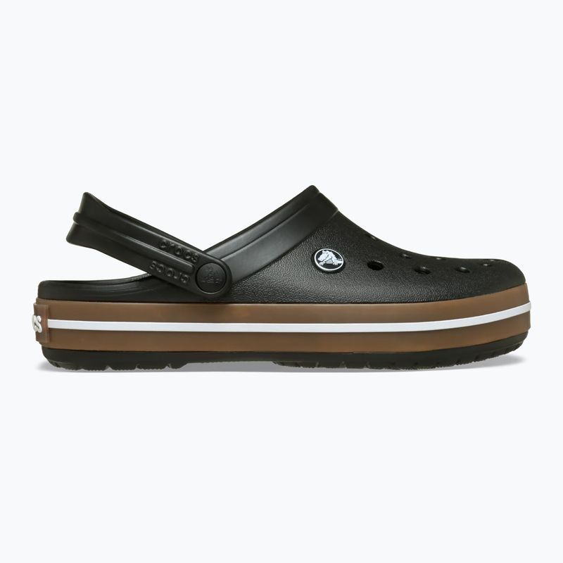 Gyerek papucsok Crocs Crocband Gum black 2