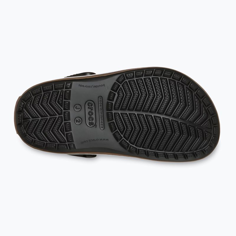 Gyerek papucsok Crocs Crocband Gum black 4