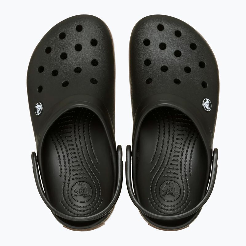 Gyerek papucsok Crocs Crocband Gum black 5