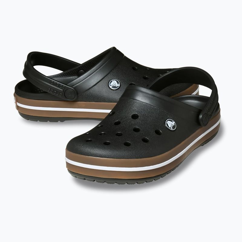 Gyerek papucsok Crocs Crocband Gum black 6