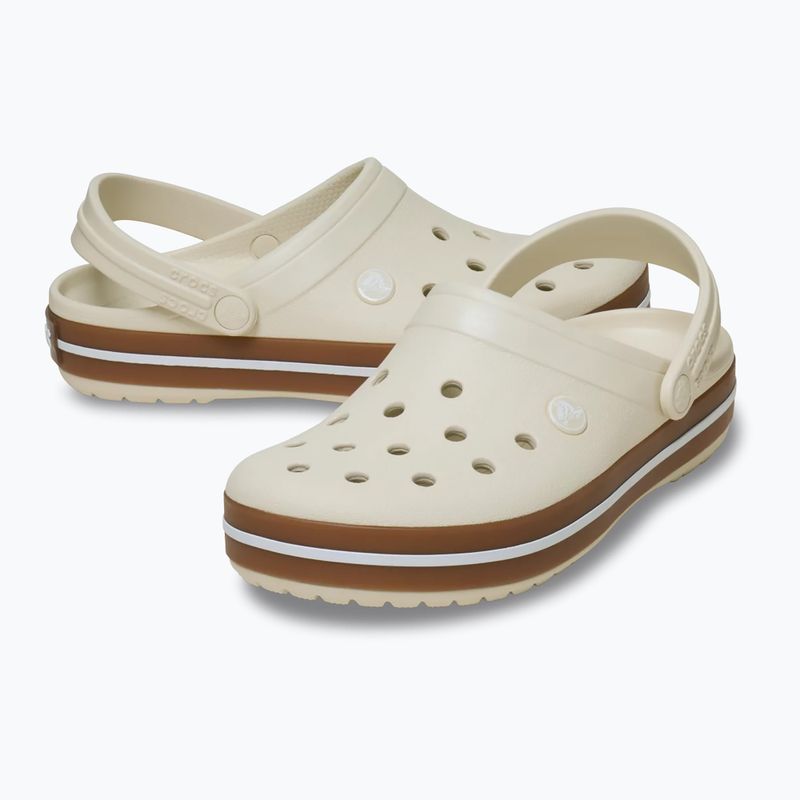 Gyerek papucsok Crocs Crocband Gum summit white 6